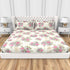 Carmel 100 % Cotton Satin 220 TC Fitted Sheet Set With 2 Pillow Cover - 1